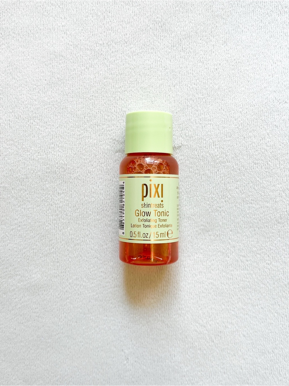 Pixi Glow Tonic Mini — Orange Bottle with Light Green Cap